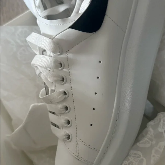 Alexander McQueen White and Black Athletic Shoes - Picture 7 of 7